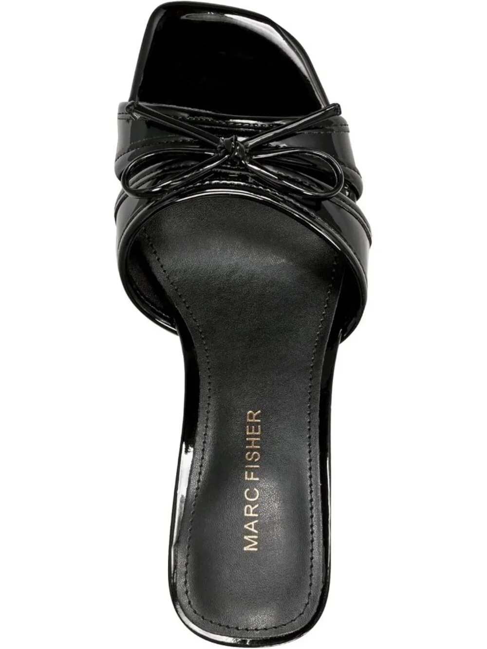 Marc Fisher Women's Black Patent Kitten Heels Pumps Wedding Party Dress Shoes